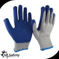 10G grau polycotton Liner beschichtet blau Latex auf Palme, Latex Handschuhe Produktion Maschinen